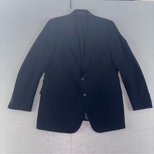 Vintage Polo University Club Ralph Lauren Blazer 40R Navy USA Made